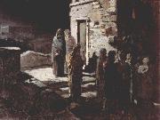 Nikolai Ge Christ praying in Gethsemane painting